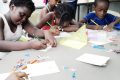 Des enfants participant à une activité ludique. © GabonReview